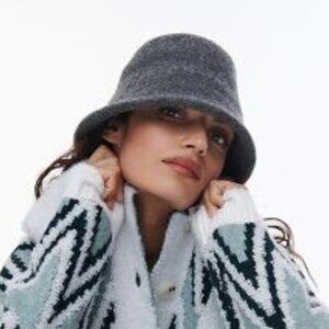 Anthropologie Wool Cozy Bucket Hat